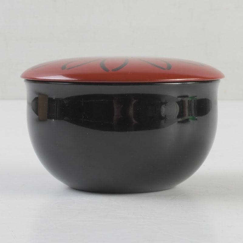 茶道具　輪島塗　岡本陽斉作　螺鈿装飾　春秋棗　共箱　V　9249