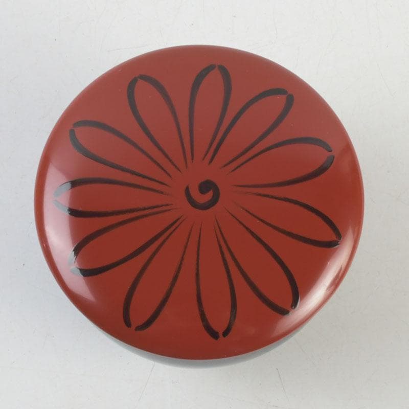 茶道具　輪島塗　岡本陽斉作　螺鈿装飾　春秋棗　共箱　V　9249