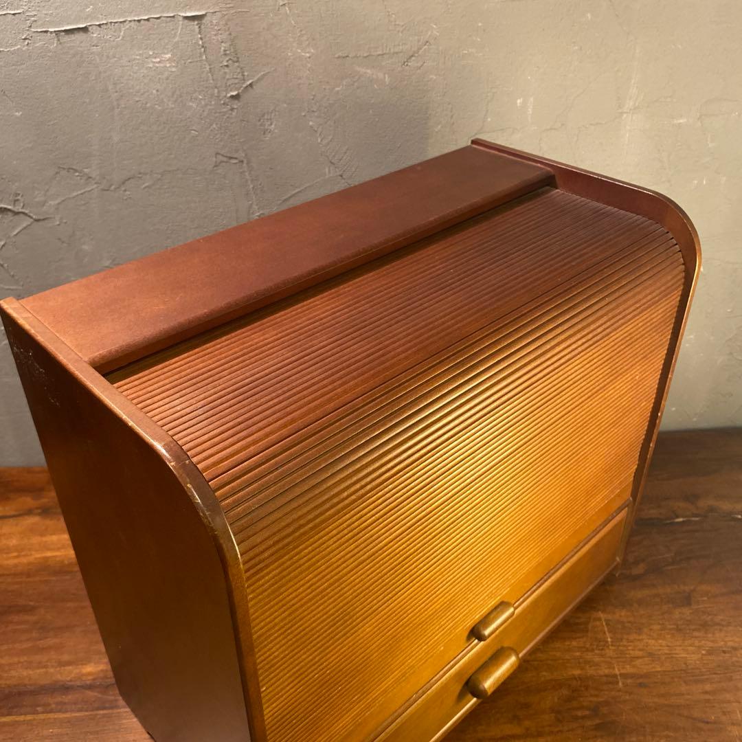 昭和レトロ じゃばらシャッター 小引き出し 収納 キャビネット インテリア