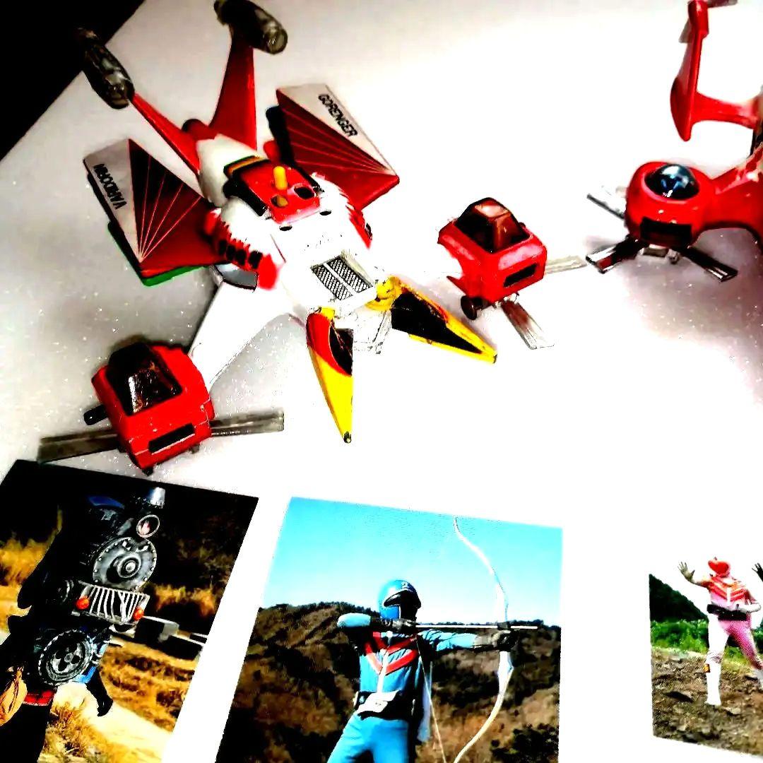 ゴレンジャーフィギュアゴレンジャーカード昭和ヒーロー超合金グレンダイザー