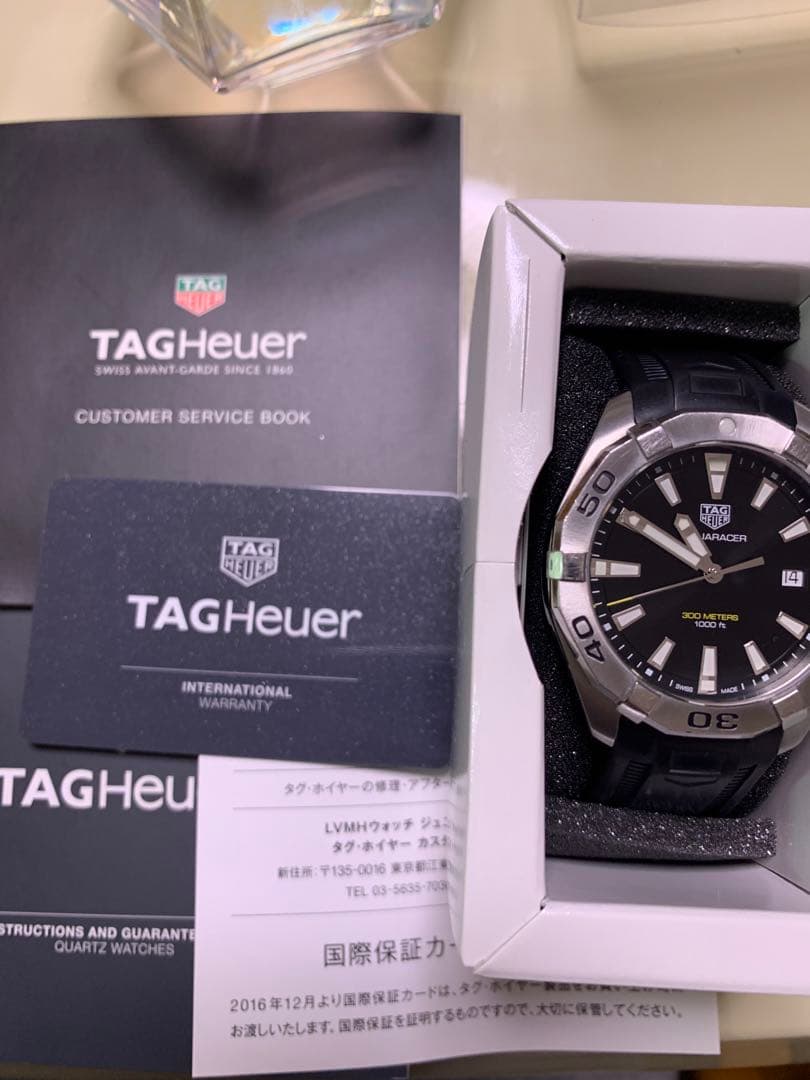 TAG Heuer Aquaracer ラバー 300m防水 タグホイヤー