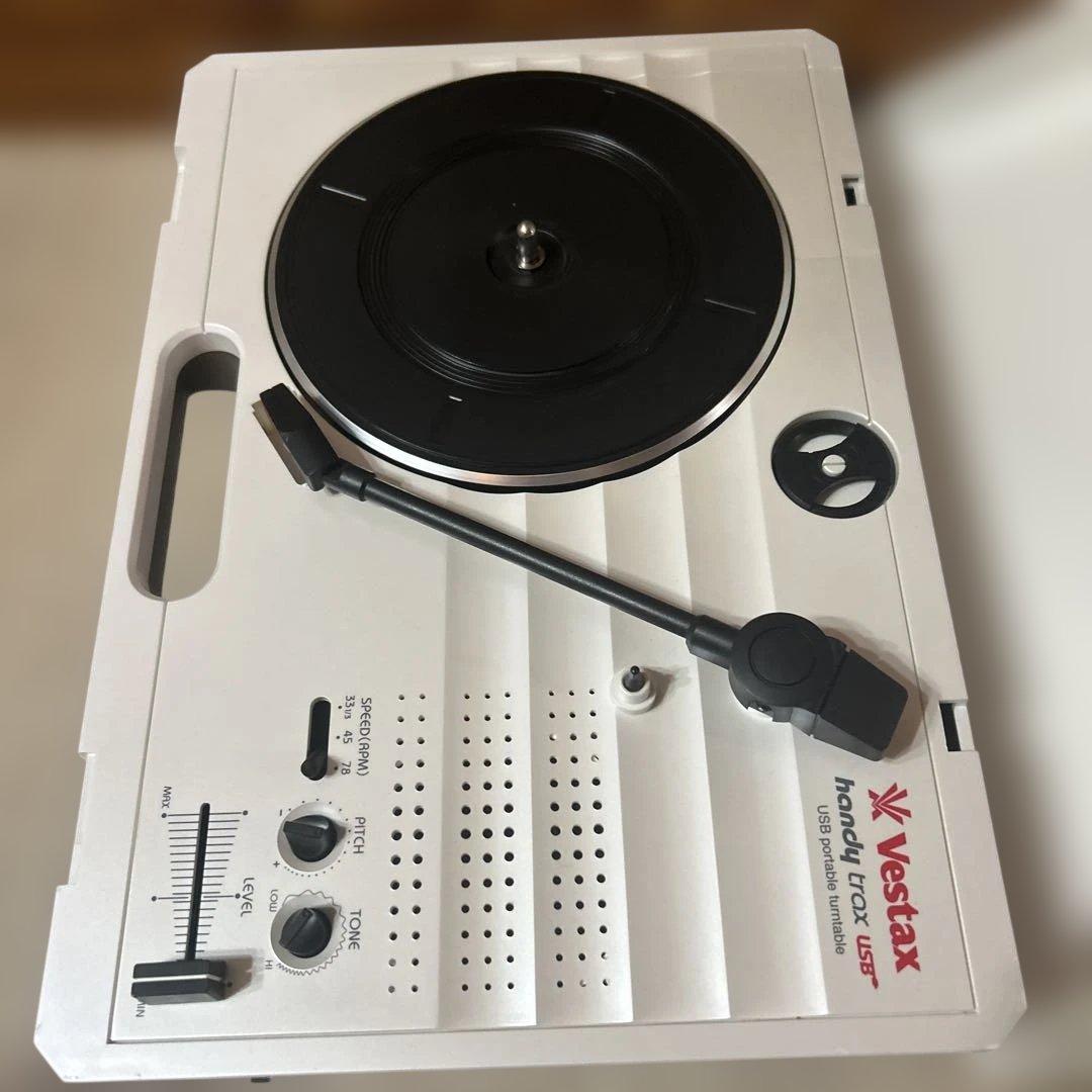 Vestax ポータブルターンテーブル handytrax USB WHITE