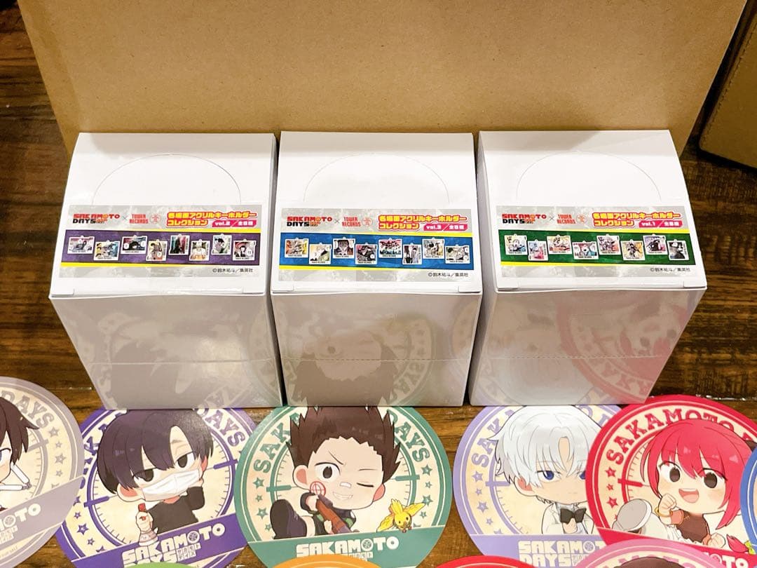 サカモトデイズ タワレコ 名場面アクリルキーホルダー コンプリート3BOX