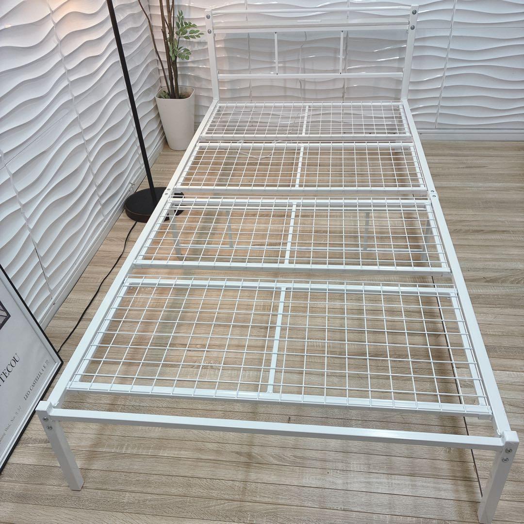 ◇大阪府全域 神戸市 配達料無料◇ニトリ◇バジーナ◇パイプベッド◇シングル◇