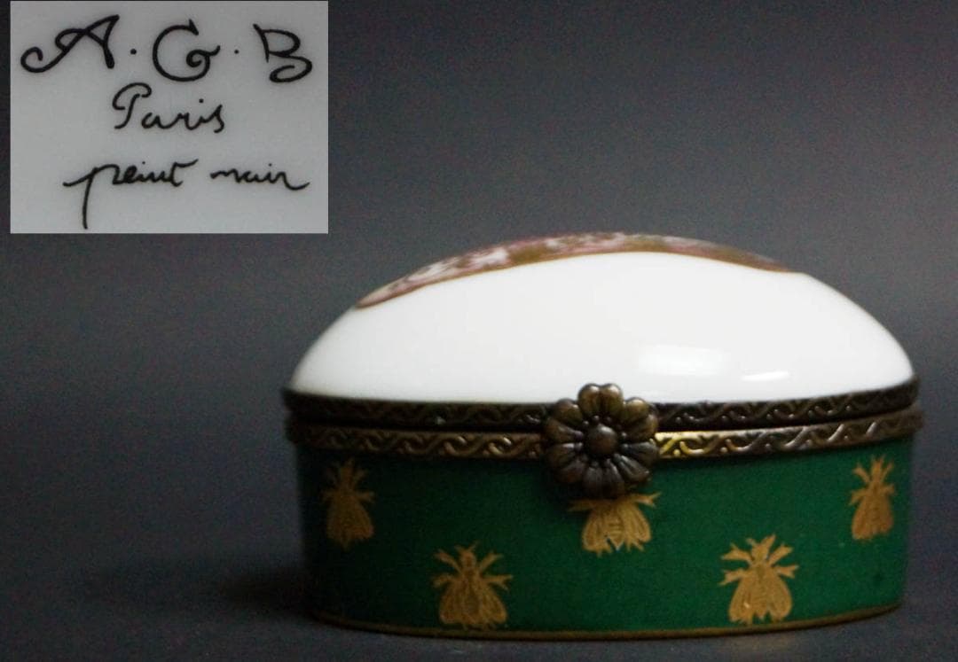 フランス製 AGB PARIS 小物入れ 置物 飾り物