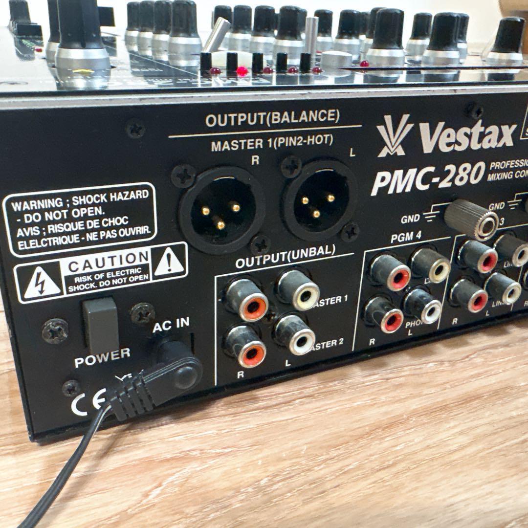 【即日発送】 Vestax PMC-280 DJミキサー 4チャンネル 通電OK