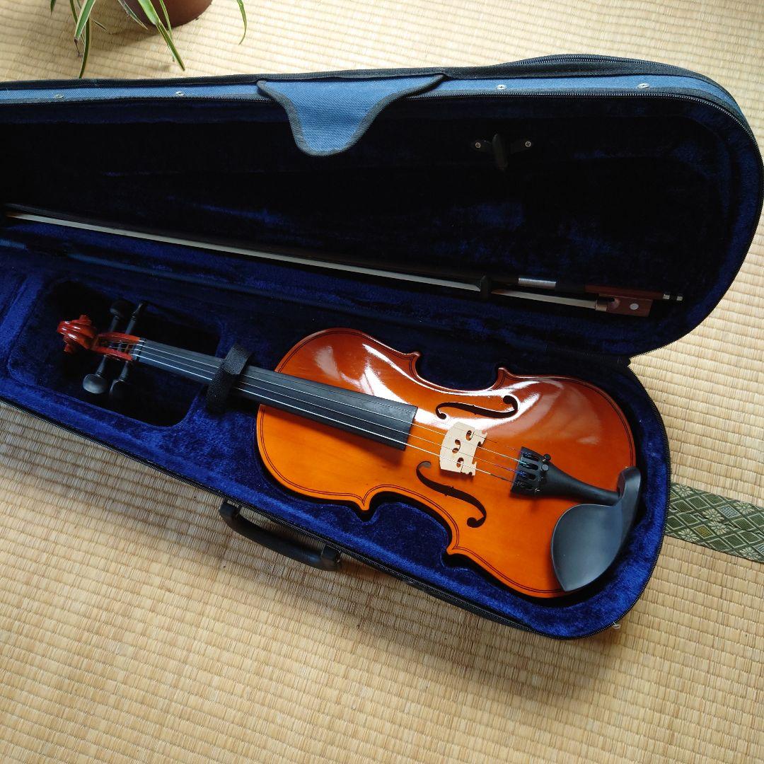 ◇ ノーブランド ヴァイオリン 4/4 ケース・弓付きの 3点セット