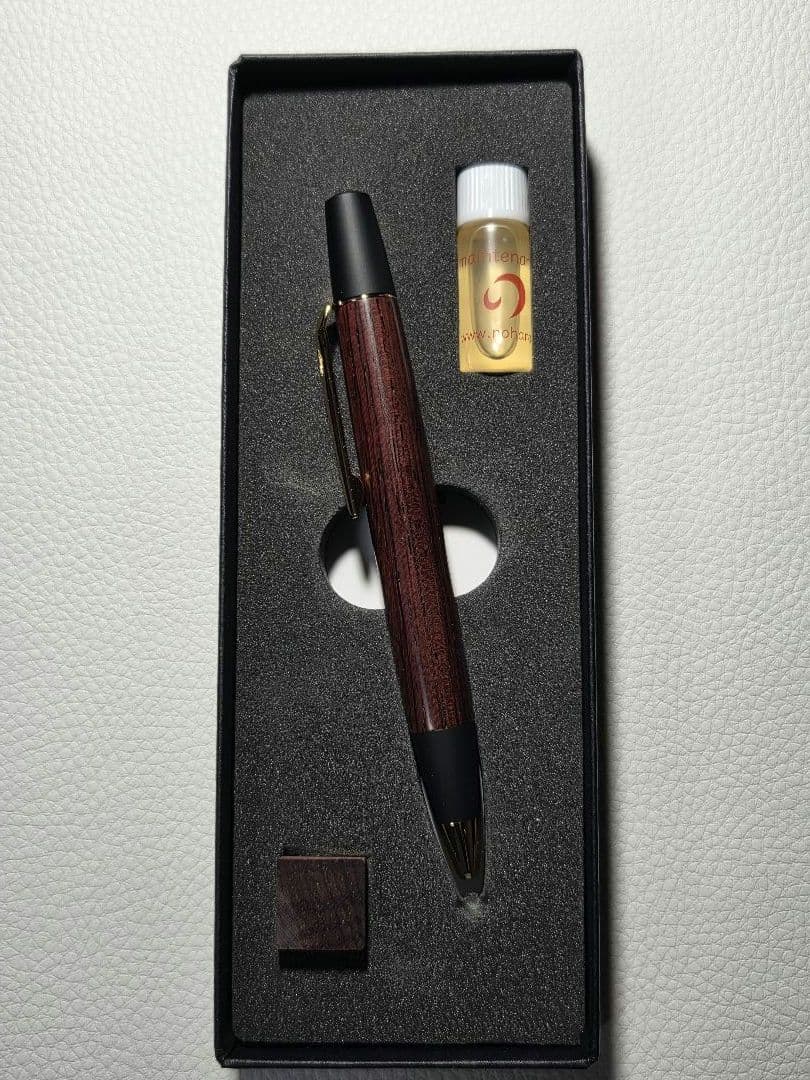 ロータリー紫檀ボールペン