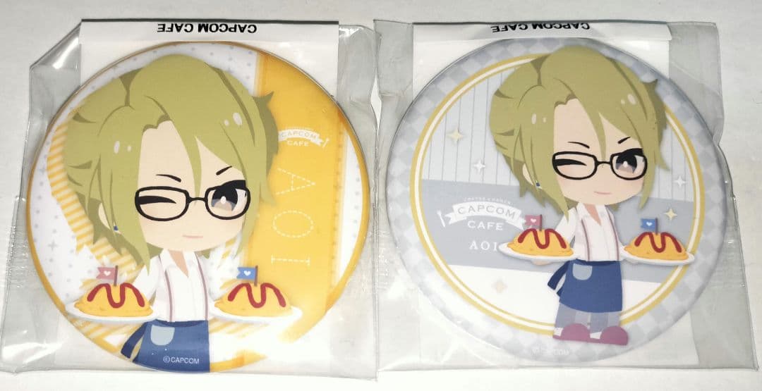 囚われのパルマ アオイ 缶バッジ セット カプコンカフェ 店員