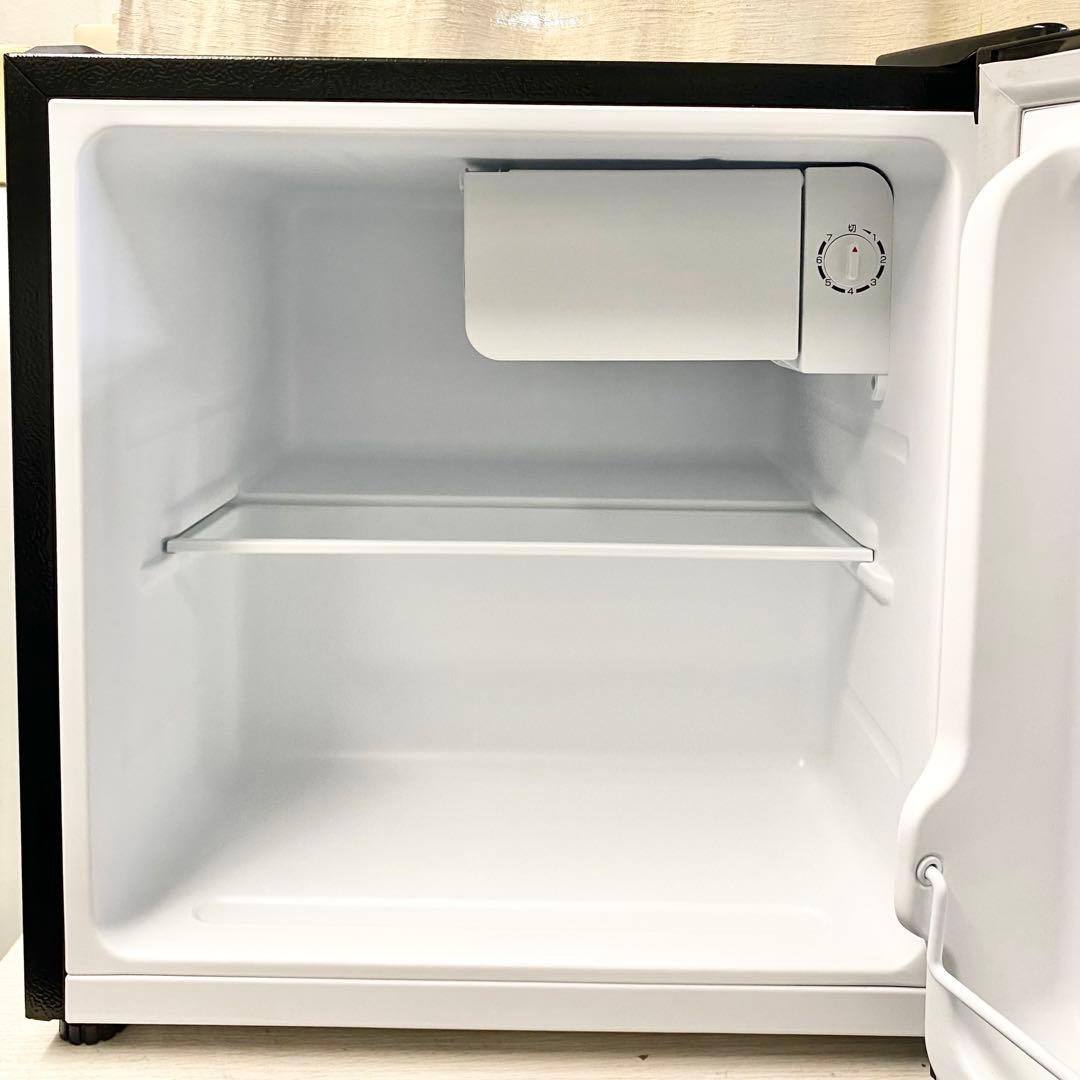 ワンルームや寝室におすすめ！ブラックでカッコいい！1ドア冷蔵庫46L