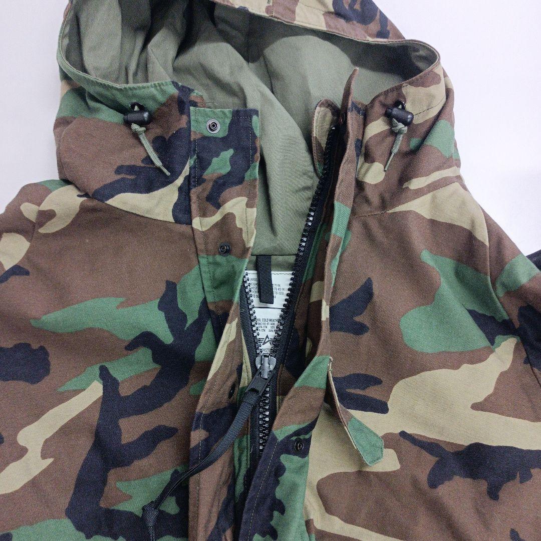 迷彩パーカ ALPHA INDUSTRIES 冷気用