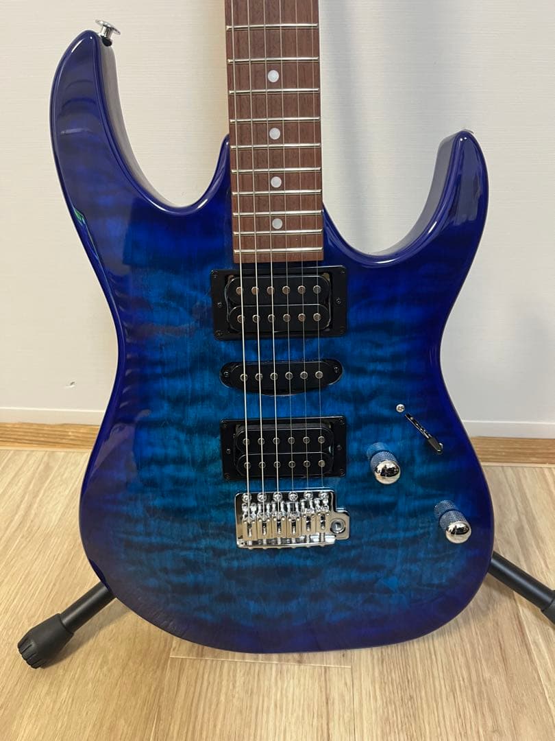 【美品】Ibanez アイバニーズ GRX70QA-TBB エレキギター