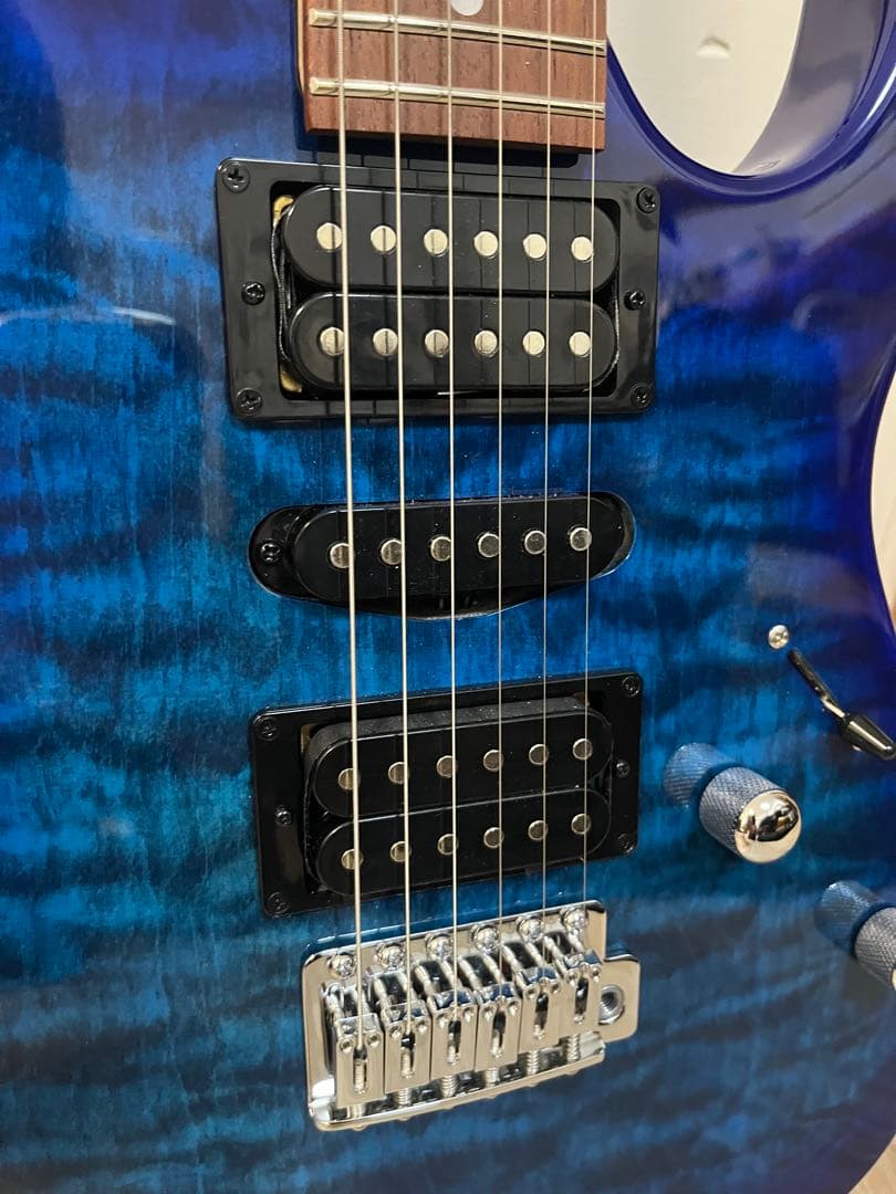 【美品】Ibanez アイバニーズ GRX70QA-TBB エレキギター