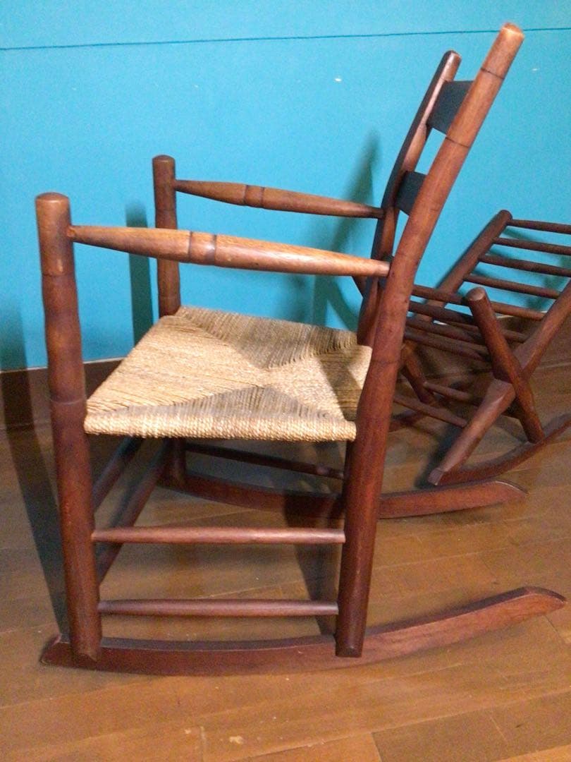 ◉家具職人1点物◉60sビンテージ◉SHAKER◉ロッキングチェア&オットマン◉