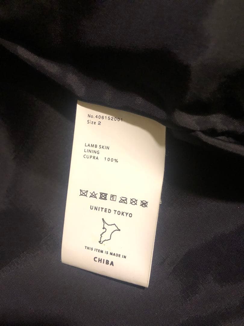 UNITED TOKYO シングルライダース　サイズ2