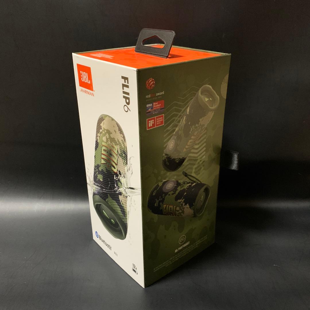 JBL FLIP6 ワイヤレススピーカー JBLFLIP6SQUAD