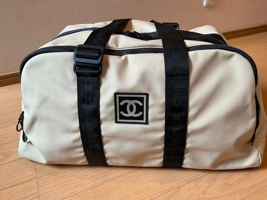 CHANEL シャネル スポーツライン ボストントラベルバッグ