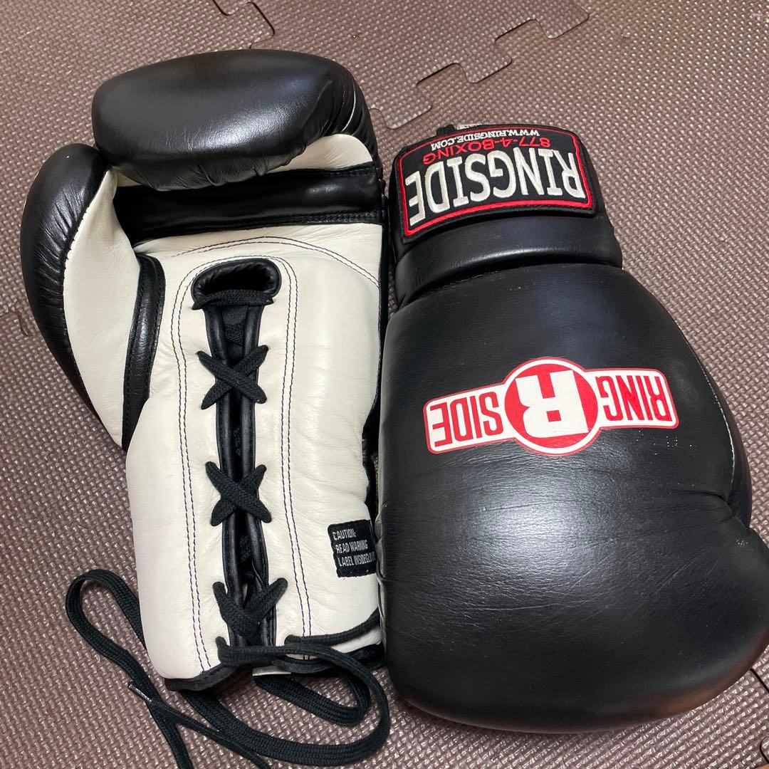 RINGSIDE ボクシンググローブ ブラック　値下げ‼️