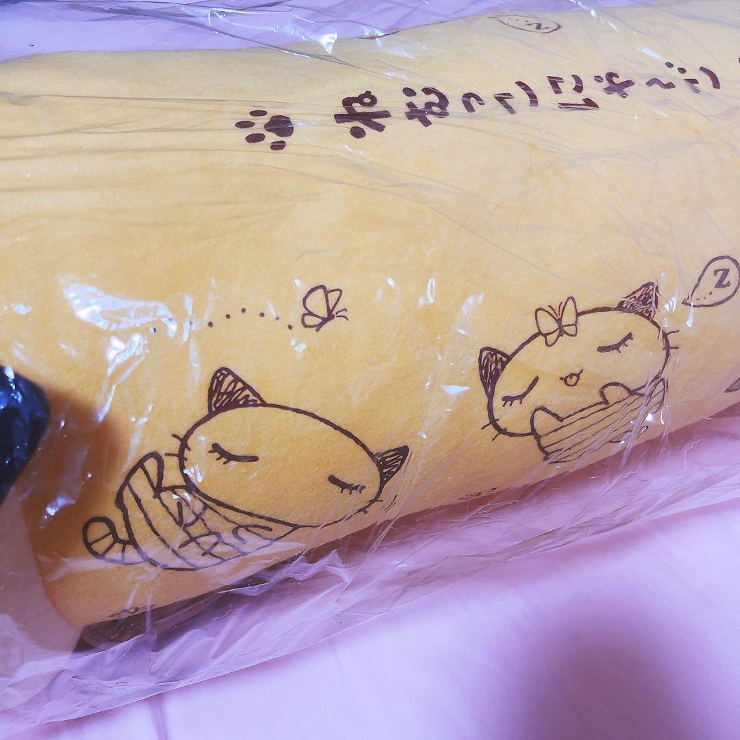 希少レア　ねむっこにゃーご　サンリオ　イラスト　クッション　ねこ　平成レトロ