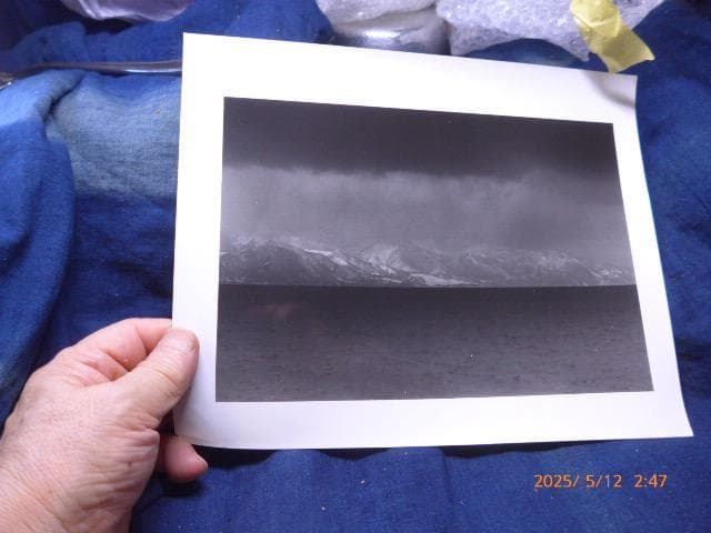 貴重です。一村哲也のオリジナルプリント　カムアップに掲載作品