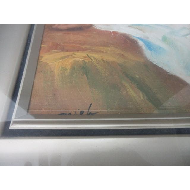 裸婦油絵サインあり [B27949]