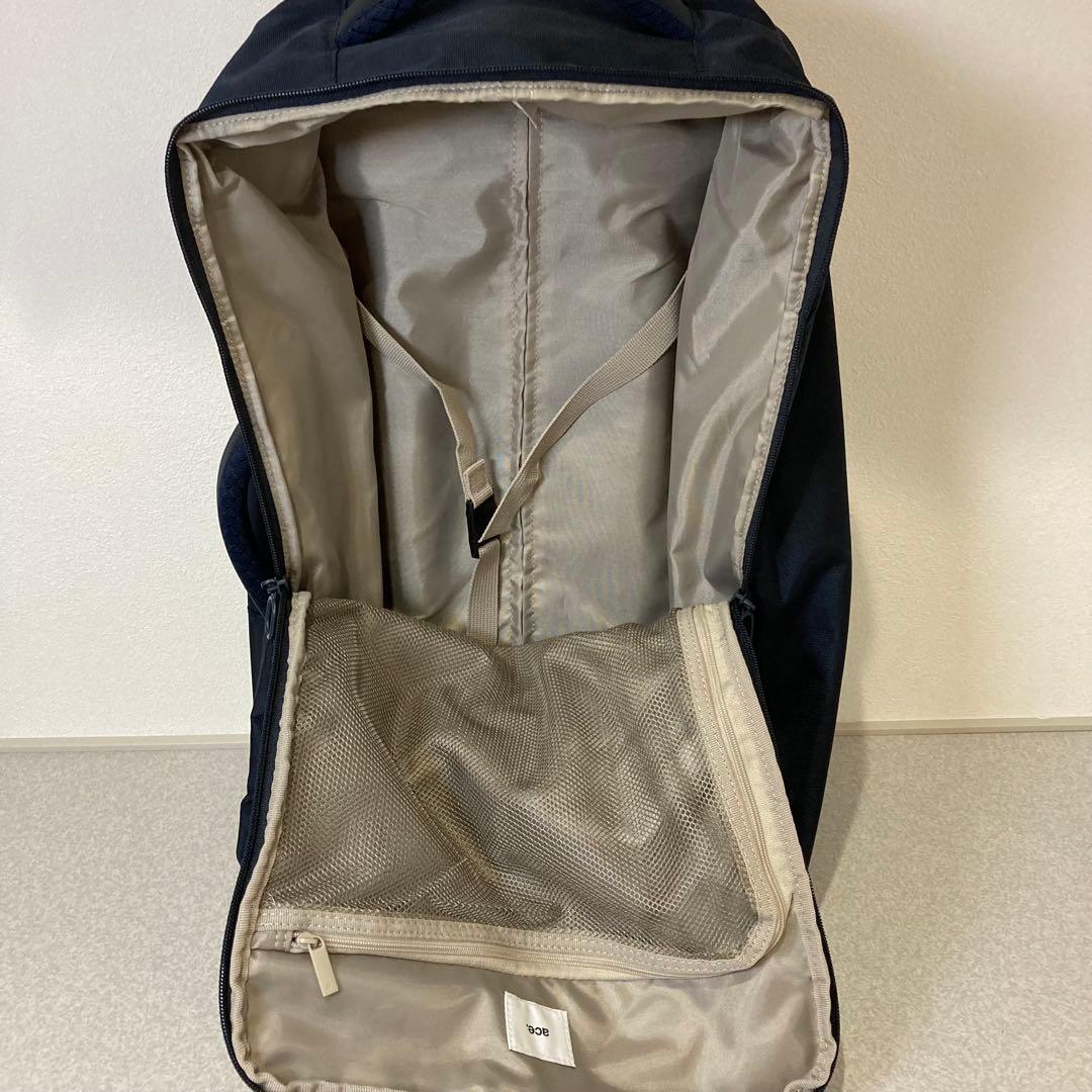 希少　エース　ACE リュック　キャリーバッグ　2WAY 機内持込可　ネイビー