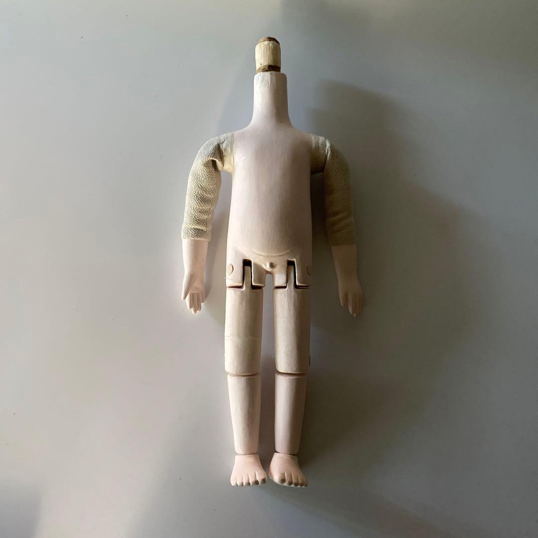 希少 三つ折人形 頭部欠損 関節人形 古道具 骨董 トルソー ドール マネキン