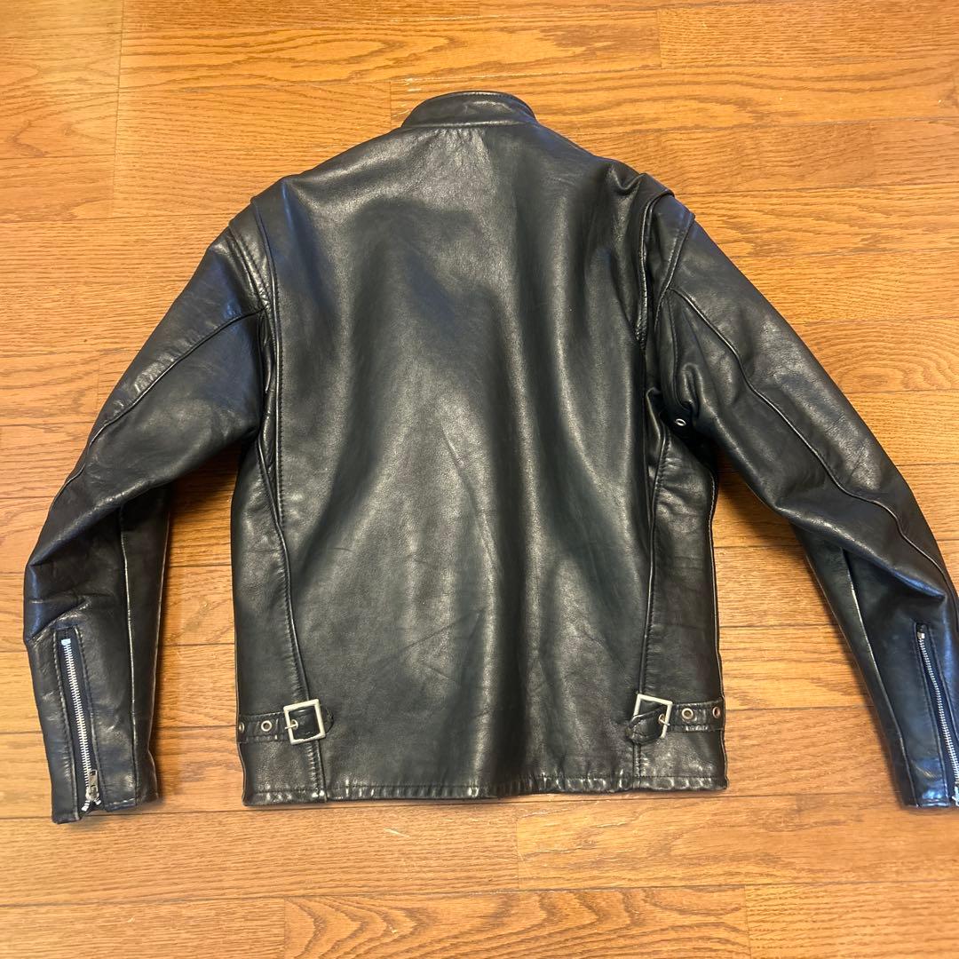 Schott シングルライダースジャケット 革ジャン 38