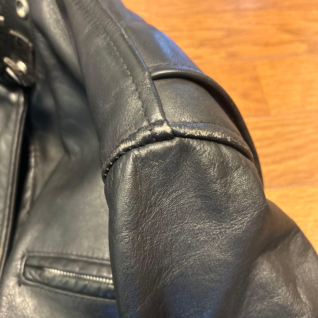 Schott シングルライダースジャケット 革ジャン 38