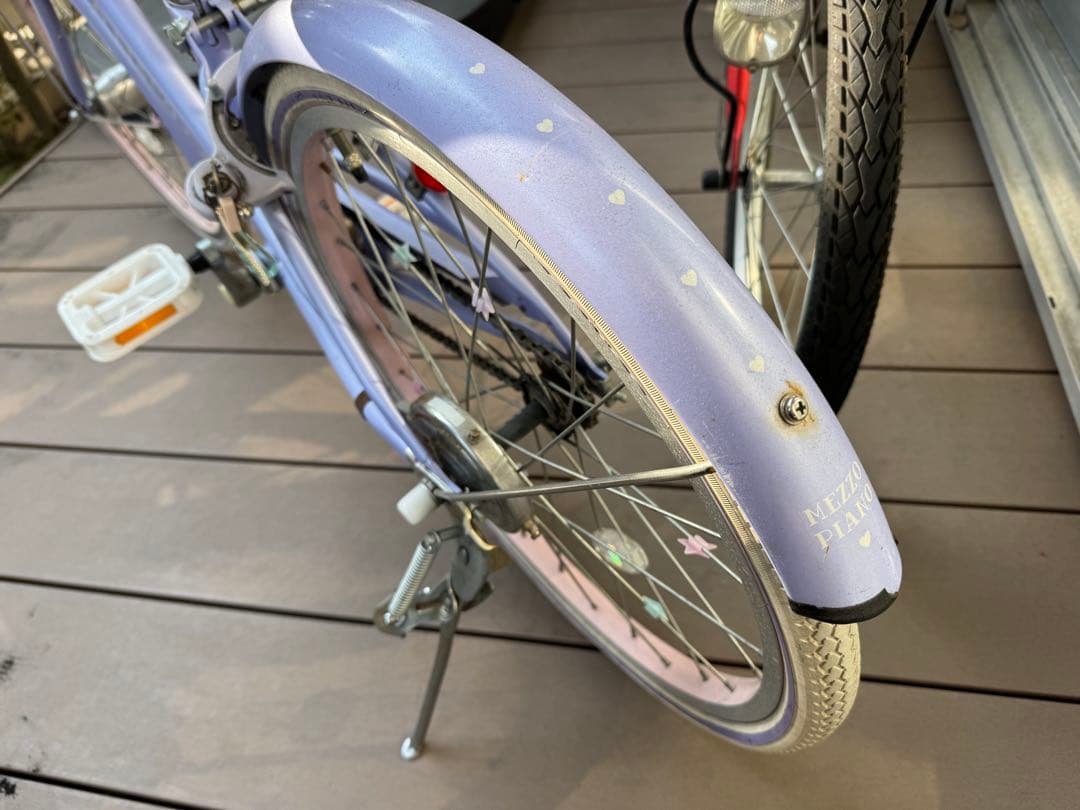 あさひ メゾピアノ 20インチ 変速なし オートライト 子供用 自転車