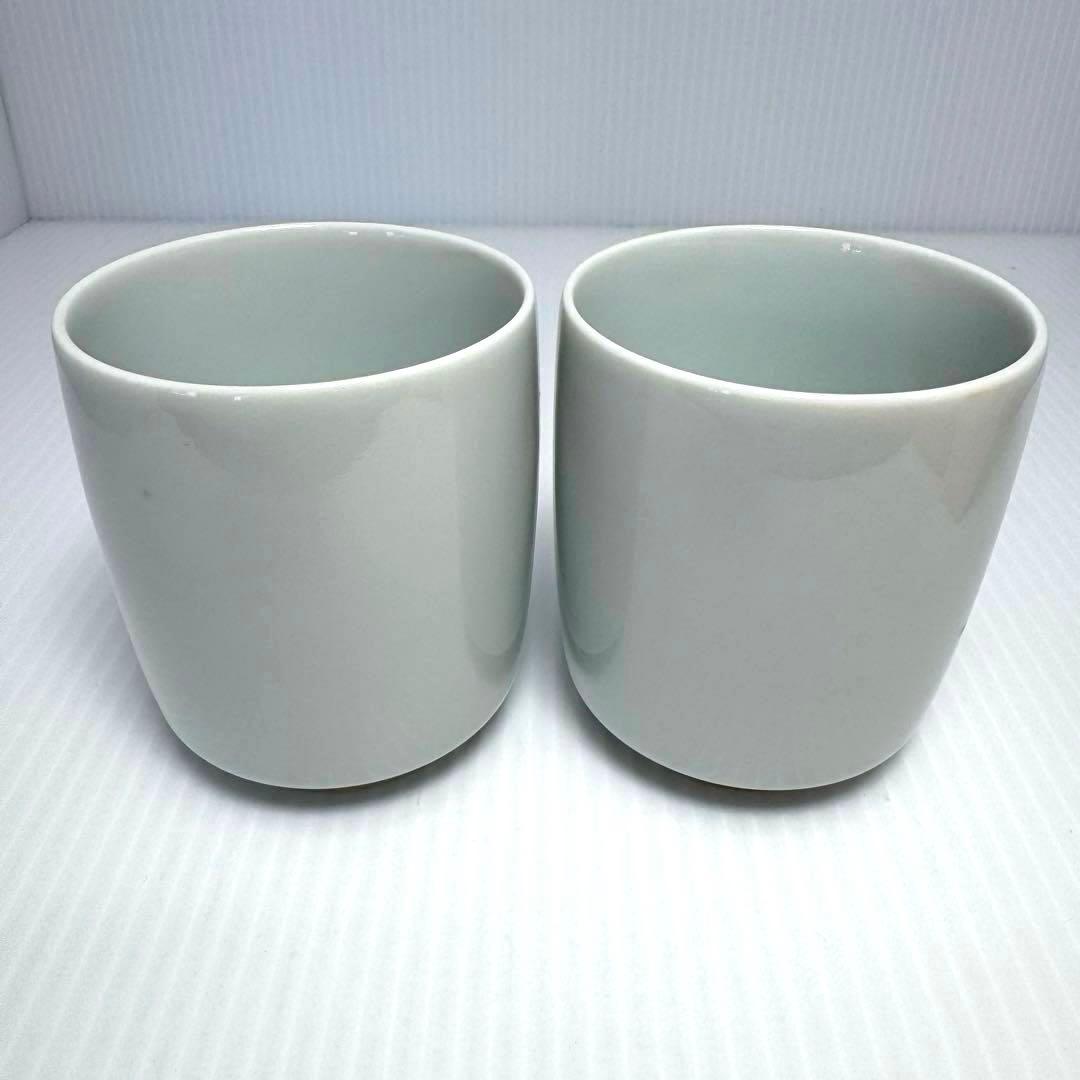 未使用 人間国宝 十三代今泉今右衛門作 湯呑み 2客セット 錦藤袴絵珈琲碗