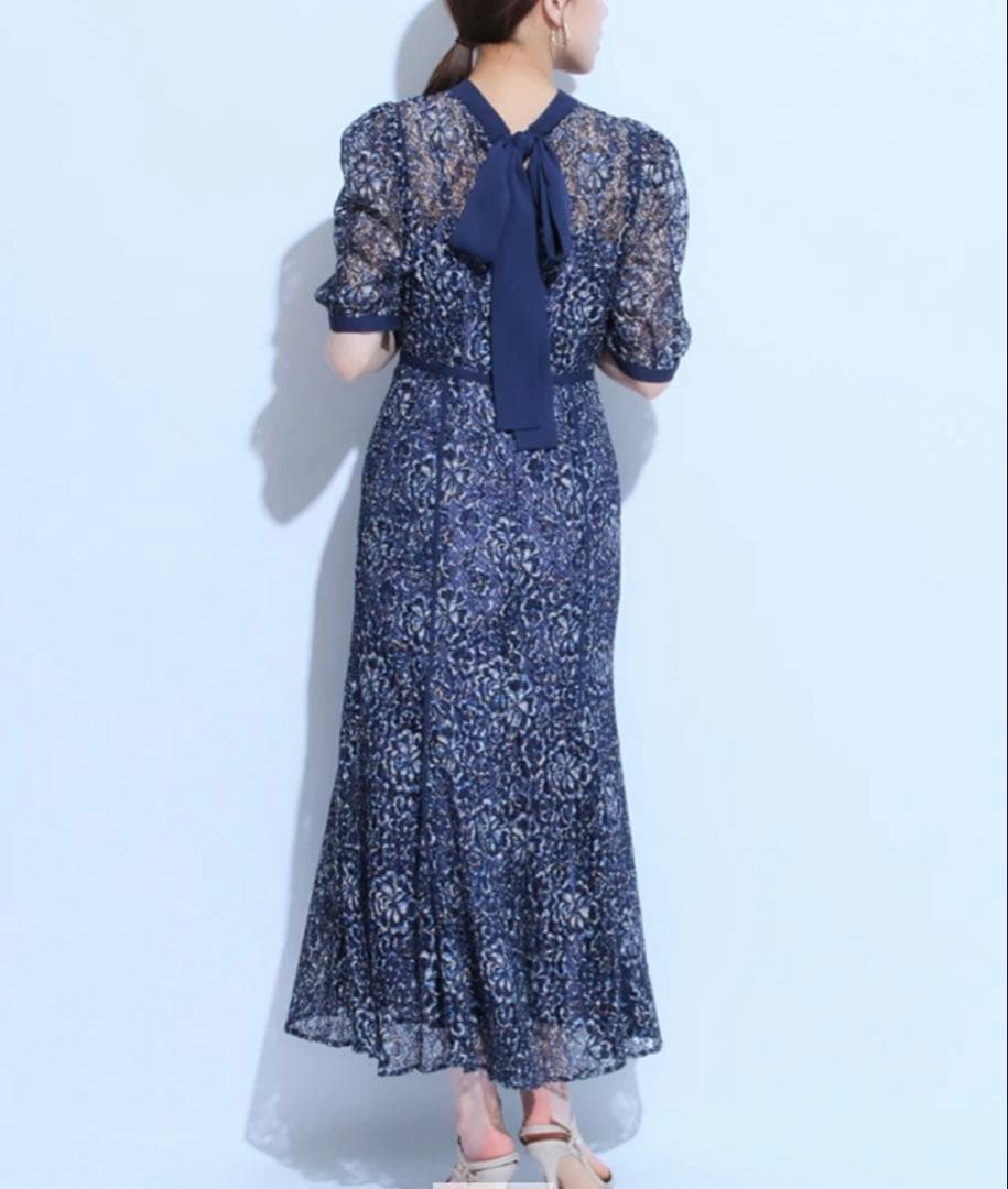 値下げ中！　Mystrada ワンピース　ドレス　ネイビー ブルー　ロングドレス