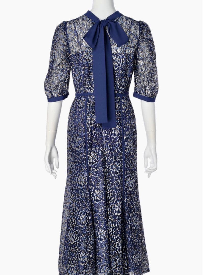 値下げ中！　Mystrada ワンピース　ドレス　ネイビー ブルー　ロングドレス