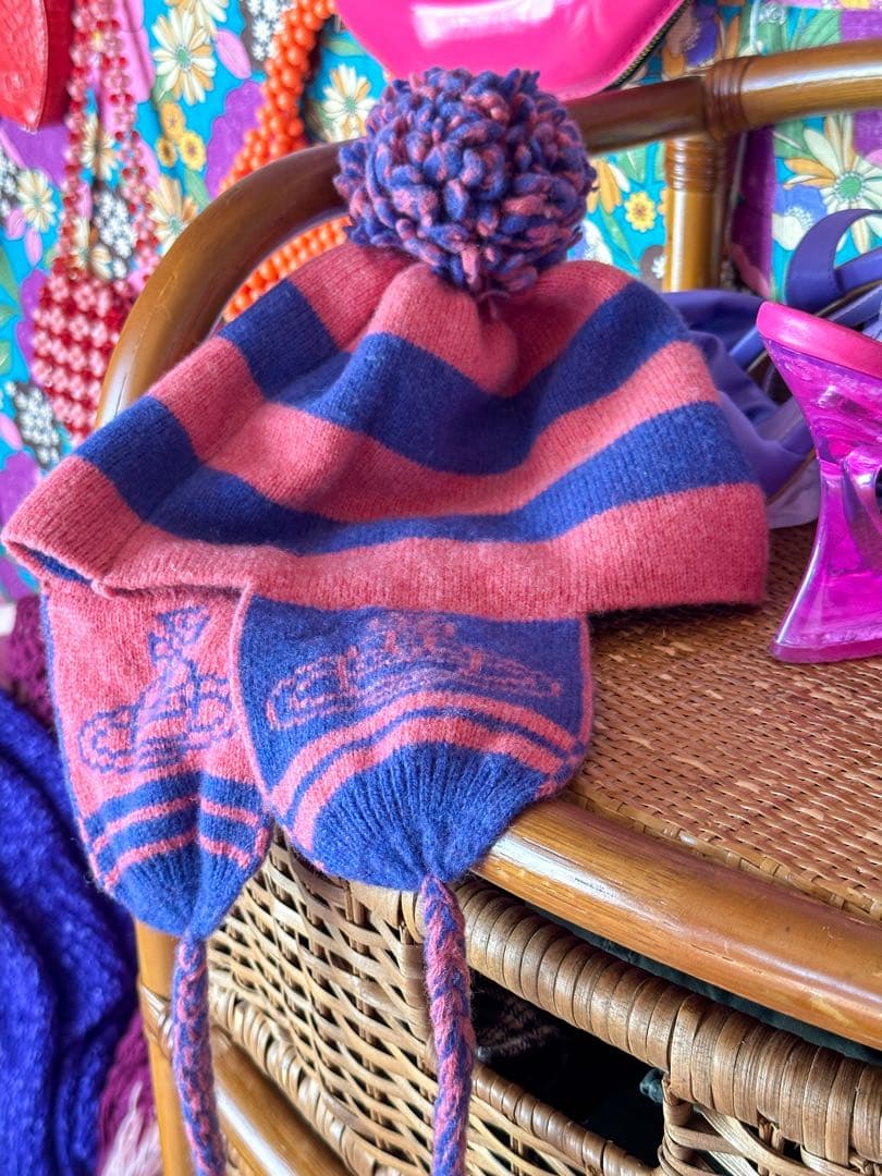 耳あてニット帽