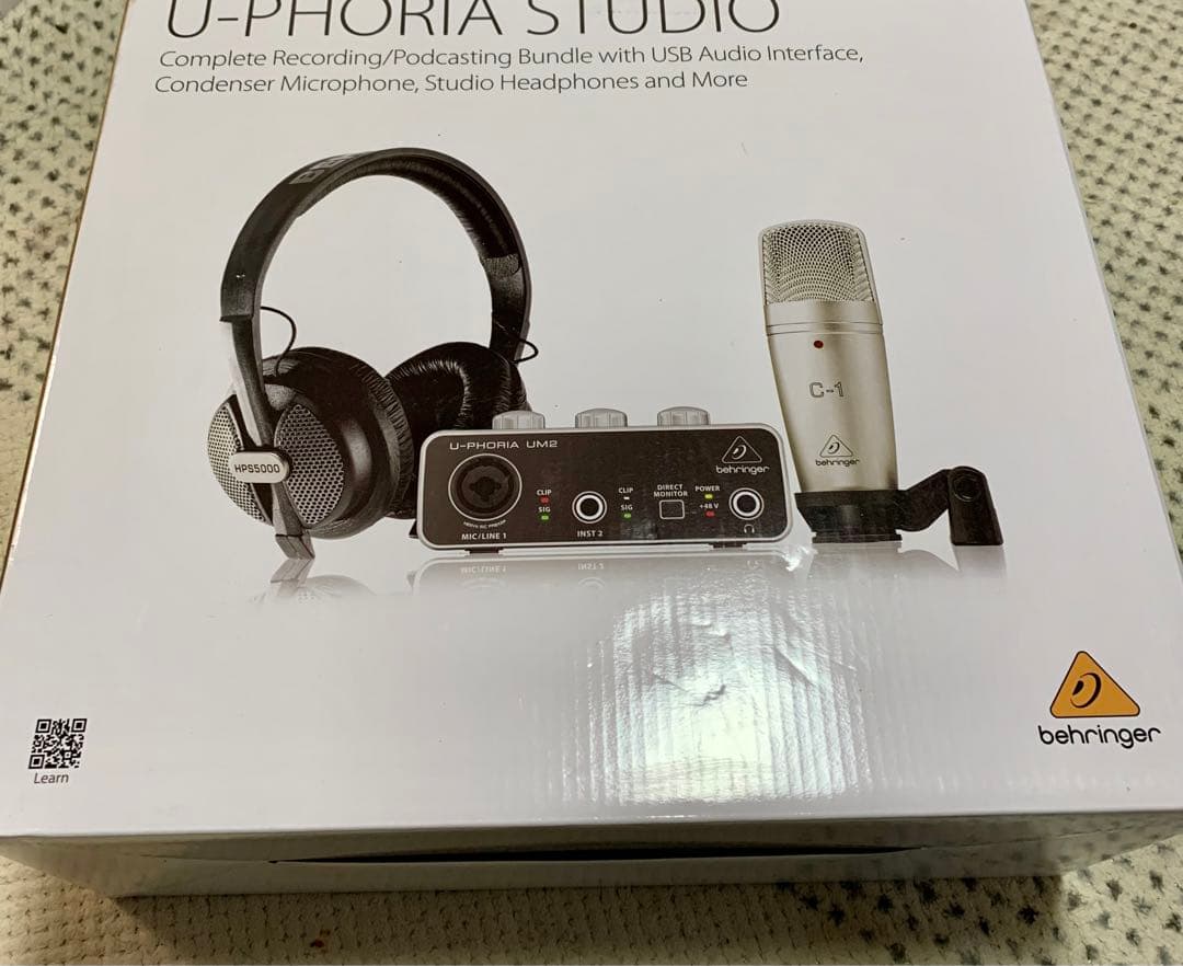 BehringerU-PHORIA STUDIO録音ポッドキャスティングバンドル