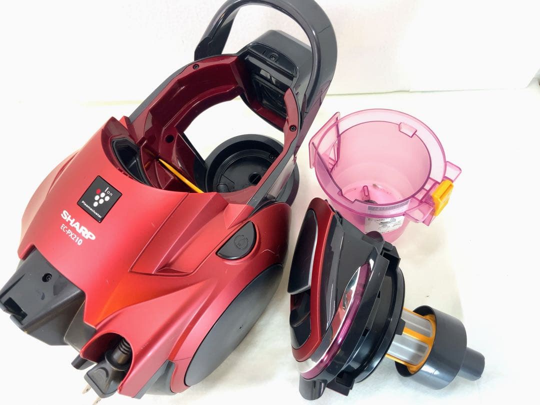 SHARP プラズマクラスター搭載 サイクロンクリーナーECーPX210ーR