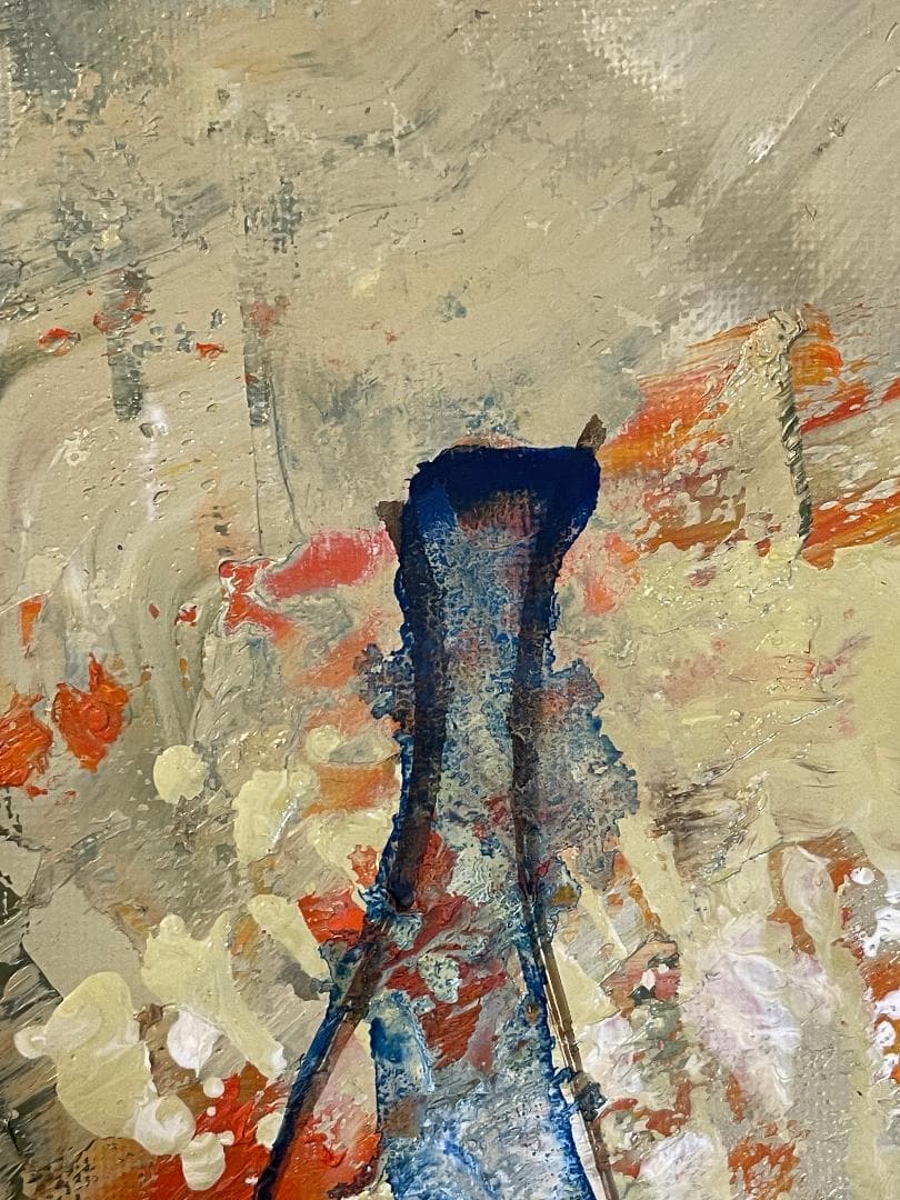 h*7様 「真作」池田秀郎「果実と花」静物画　油彩画　額装　サイン有り　F8号