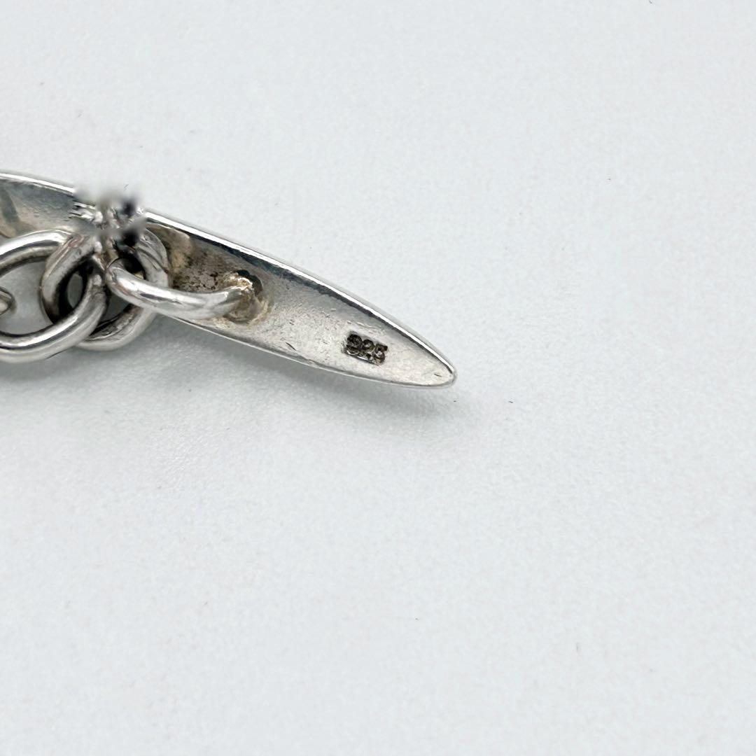 【希少】タケオキクチ アンカーチェーン ブレスレット Ag925 トグル