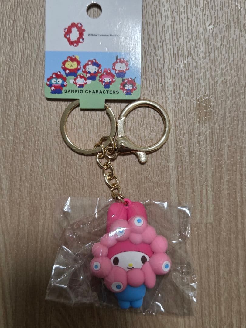 サンリオミャクミャク なりきり立体キーホルダーパステルカラー7種類コンプリート