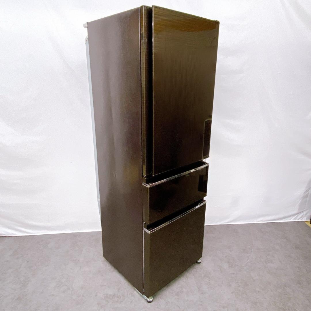 三菱自動製氷付 ノンフロン冷蔵庫　MITSUBISHI MR-CX37A-BR1