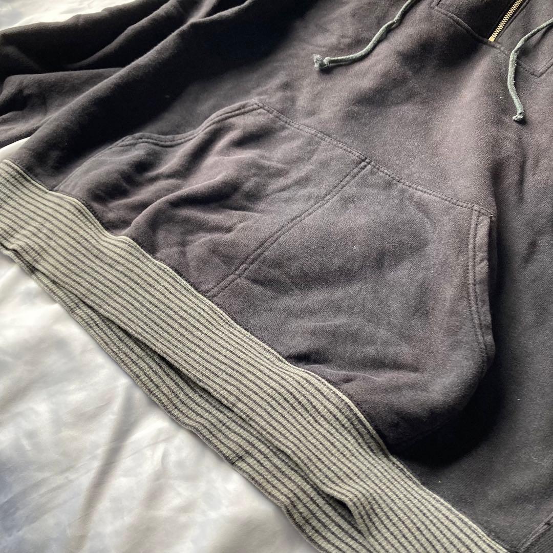 80s コムデギャルソンオム ハーフジップ パーカー ストライプ 田中オム