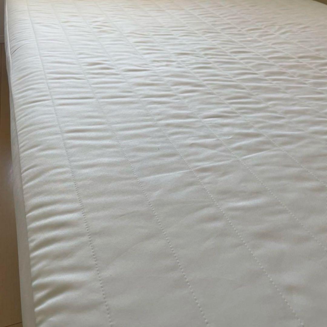 3/29(土)まで【送料無料】無印良品セミダブル脚付きマットレス ベッド脚20㎝