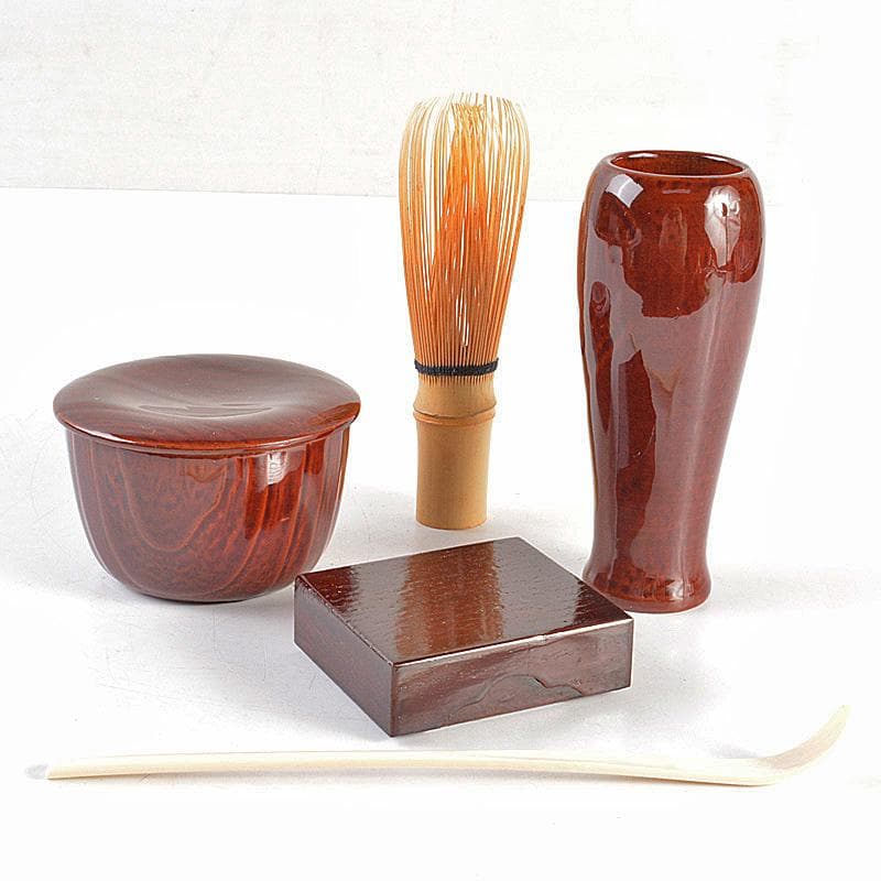 平安　東山麓　東竹園斎作　茶籠　黒楽茶碗　瓢箪振出など　八点一式　DR7039F