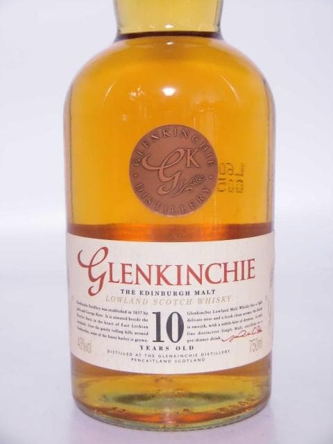 【L2】グレンキンチー10年 00年代 旧ボトル 正規品 箱付 750ml