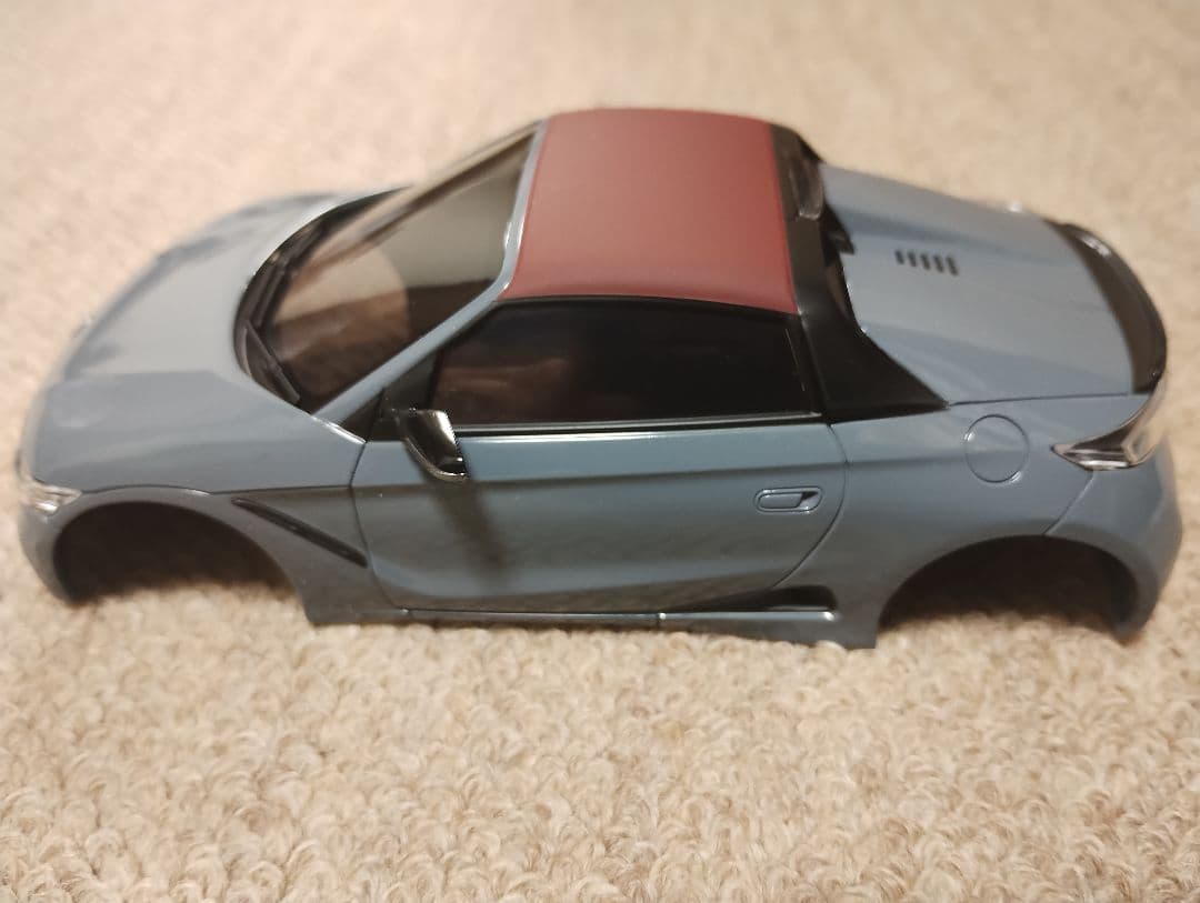 ミニッツボディ Honda S660 ソニックグレーパール