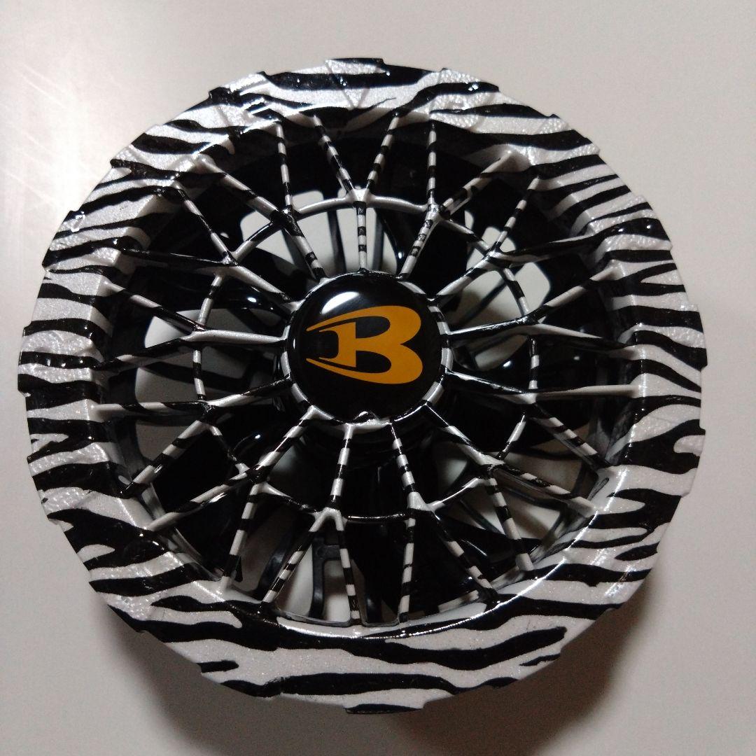 haniker　バートル AC09-1（24V）虎柄　パールホワイト＋ラメ