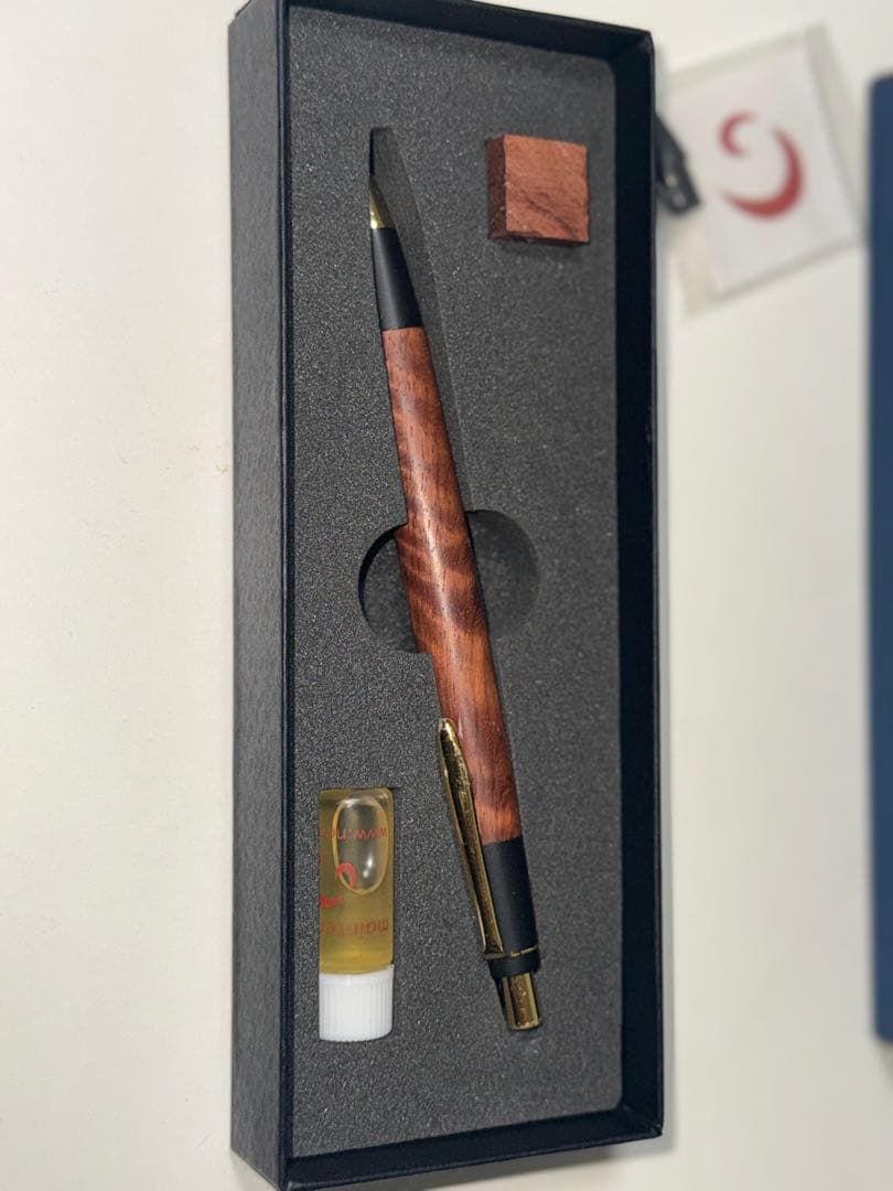 野原工芸　シャープペンシル　本花梨虎杢
