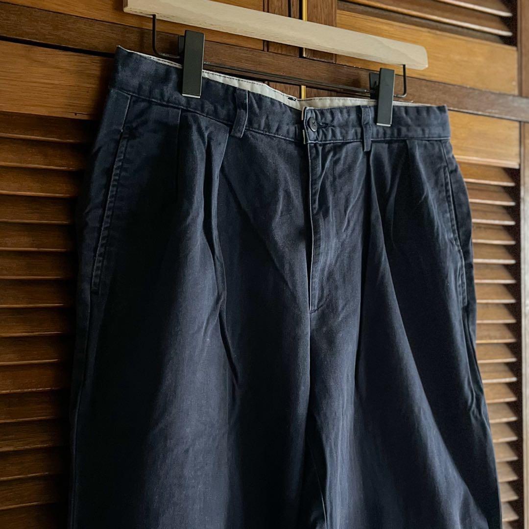 ポロチノ ビンテージ アメリカ製 W32×L30 ネイビー ポロラルフローレン