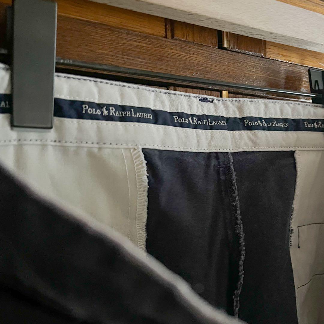 ポロチノ ビンテージ アメリカ製 W32×L30 ネイビー ポロラルフローレン