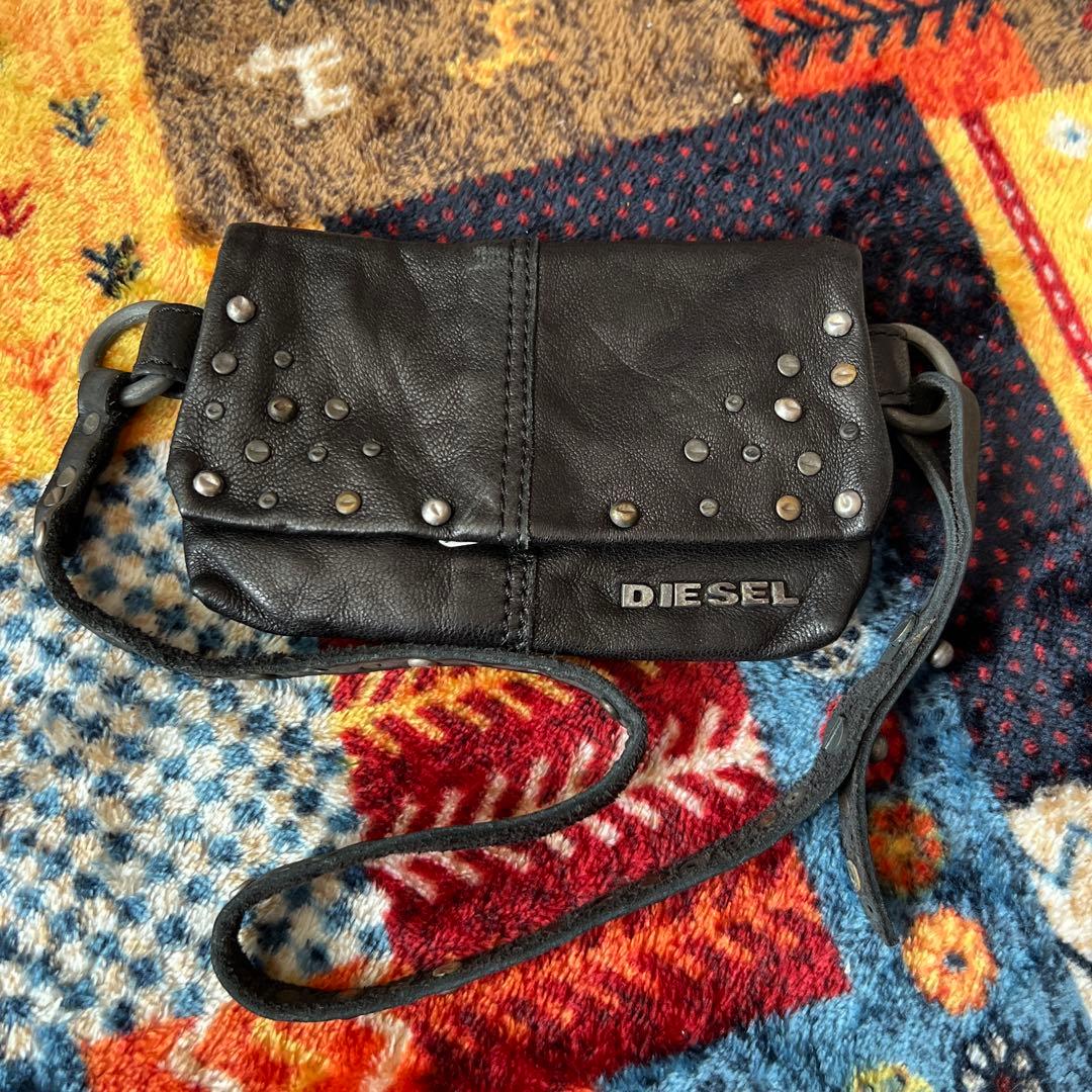 ディーゼル　ポーチ　レザー